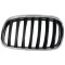 Grila radiator Bmw X5 (E70), 10.2006-04.2010, X6 (E71), 01.08-12.13, stanga, crom/negru, 51137157687, 205105-3