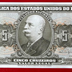 Brazilia 5 Cruzeiros n.d. (1964) P176d sign.14 aUNC / UNC **