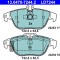 ATE 13.0470-7244.2 ATE Ceramic set placute frana,frana disc