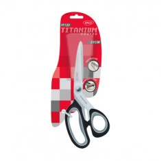Foarfeca Titanium, 21 cm, grip cauciucat, lame otel inoxidabil