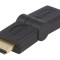 Adaptor HDMI Reglabil 90&deg; - Negru