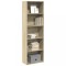 Gossi biblioteca, stejar sonoma, 60x30x189 cm, lemn prelucrat