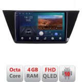 Navigatie Volkswagen Touran 2016- B-3144 Android Ecran QLED octa core 4+64 carplay android auto KIT-3144+EDT-E310V3 CarStore Technology