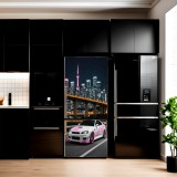 Folie imprimata color pentru decor Frigider, dimensiune 200 x 90cm, model: AVX-FR06, AVEX