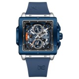 Ceas Bărbați Naviforce 8064 Albastru &ndash; Design Military, Funcții Multiple, Afișaj Luminos, Rezistent la Apă 3ATM