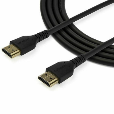 HDMI Cable Startech RHDMM1MP 4K Ultra HD 1 m Black foto