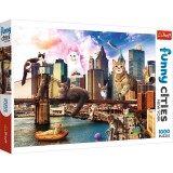 PUZZLE TREFL 1000 PISICUTE LA NEW YORK SuperHeroes ToysZone