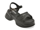 Cumpara ieftin Sandale GRYXX negre, 550886, din piele ecologica