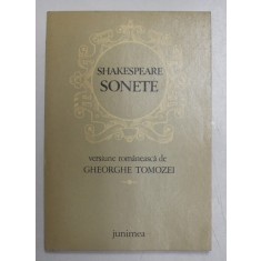 William Shakespeare Sonete - versiunea romaneasca de Gh.Tomozei