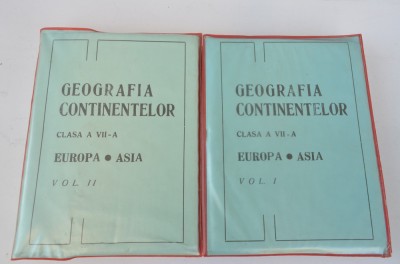 2 VOLUME diapozitive RSR - Geografie - clasa a VII-A foto