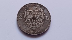 Romania -2 Lei 1900-Replica dupa moneda 2 lei 1900
