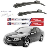 Stergatoare Audi A4 (B6, 8E2) SEDAN 2000-2001 &ndash; Set Fata, Teamcar&reg;