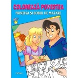 Prinţesa şi bobul de mazăre (Colorează povestea). Bestseller, editia a 3-a