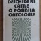 Gheorghe Vladutescu - Deschideri catre o posibila ontologie