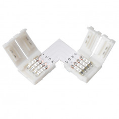 Conector L de 10mm pentru benzi RGB SMD5050 5630-Conținutul pachetului 1 Bucată