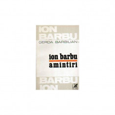 Ion Barbu - Amintiri foto