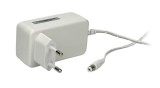 T&aacute;pegys&eacute;g POS POS12150A-WH-H, Zasilacz wtyczkowy 12V/1.5A/18W, biały, horizont&aacute;lis adapter, gniazdo AC:CEE7/16. wtyk DC: 2,1/5,5 (+)