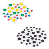 Set Ochișori Creativi, 70 Bucăți, Multicolor, Mărimi 1-2 cm, Plastic, Oem