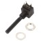 Potentiometru Axial 250k&Omega; 200mW THT 6mm Plastic Mono Cărbune