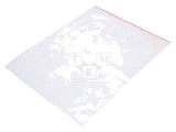 Pungă cu fermoar 450x350mm 45um polietilenă