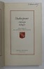 Shakespeare: Antologie Bilingvă (Rom&acirc;nă-Engleză). Ed. Științifică, 1964. Dan Dutescu, Leon Levițchi. Teatru Shakespeare.