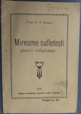 Preot D. V. ANUTOIU - MIRESME SUFLETESTI: POEZII RELIGIOASE (ED. CONS. EPARHIAL CARANSEBES 1936/exemplar din biblioteca Preot Profesor ANATOLIE ZAREA)