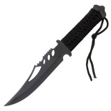 Cumpara ieftin Cutit de vanatoare IdeallStore&reg;, Extreme Battle, negru, 28.5 cm, teaca inclusa