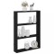 vidaXL Raft de perete, negru, 43x9x60 cm, lemn prelucrat 860050