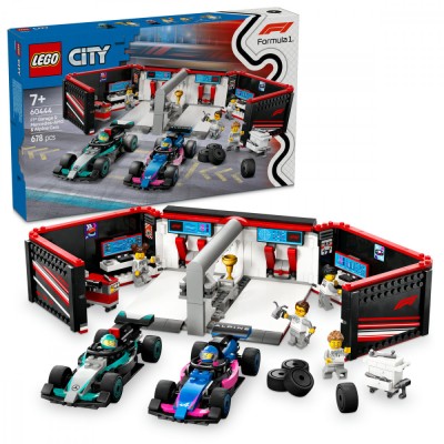 LEGO Garaj F1 si masini Mercedes-AMG si Alpine Quality Brand foto