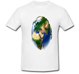 Tricou &quot; World physical map 3d &quot;