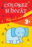 Colorez si invat. Elefantul vesel (3+)