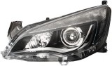 Far Opel Astra J 09.2009-12.2012, 5usi/ Sedan/ Estate Hella fata dreapta daytime running light, cu lumina viraje, tip bec D1S+H11
