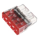Conector compact de imbinare, 4 fire, max. 2.5 mmA&sup2; (100 buc.) - WAGO 2273-204 SafetyGuard Surveillance