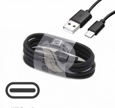 Cablu de date Samsung EP-DG950CBE, Type C, Black foto