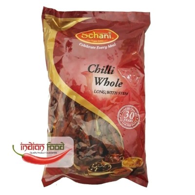 Schani Chilli Whole (Ardei Rosu Intreg cu Coada) 200g foto
