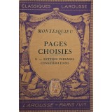 Montesquieu - Pages choisies