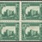 EROARE / VARIETATE ROMANIA 1941 MONUMENTE ISTORICE I MNH BLOC x4