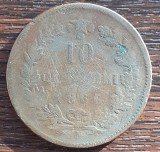 (M2393) MONEDA ITALIA - 10 CENTESIMI 1866, VITTORIO EMANUELE II, UZATA