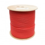 Cablu alarma incendiu ignifug rezistent la foc 2x2x0.8mm, ecranat, LSZH fara halogeni, rosu 500m/rola