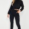 J731-1 Trening casual cu buzunare, mansete late si snur in talie