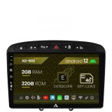 Cumpara ieftin Navigatie Peugeot 308 408 (2008-2013), Android 12, E-Octacore 2GB RAM + 32GB ROM, 9 Inch - AD-BGE9002+AD-BGRKIT265