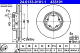 Disc frana ATE 24.0133-0101.1