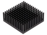 Radiator extrudat negru 43,1x43,1x16,51mm