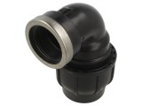 Cot de blocare G 1 1/2" interior pentru țevi PE, 50mm, 90&deg;