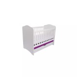 Cumpara ieftin Patut Eurogloria Como cu sertar - Alb cu Violet