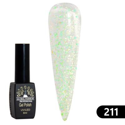 Oja semipermanenta BLACK ELITE, Global Fashion 8 ml, 211 foto
