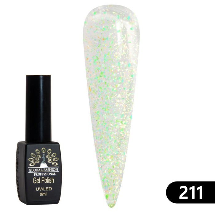 Oja semipermanenta BLACK ELITE, Global Fashion 8 ml, 211
