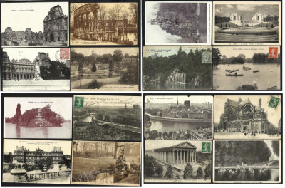 Lot 58 carti postale FRANTA ani 1900 - 1930 foto