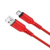 Cablu Hoco USB-A la Type-C QC 3A X59, 1 m, Rosu