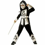 Costum de carnaval - Ninja (Argintiu) L (8-10 ani/max 147cm)